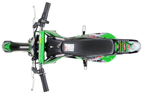 Kinder Mini Elektro Crossbike "Gepard" 500 Watt verstärkte Gabel 36Volt Grün - Elektro Auto Elektroauto Kinderauto